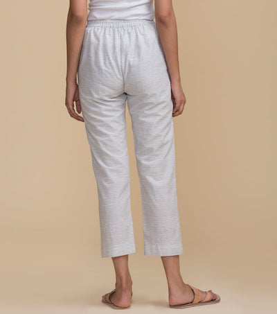 Natural printed cotton pant