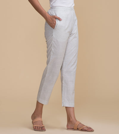 Natural printed cotton pant
