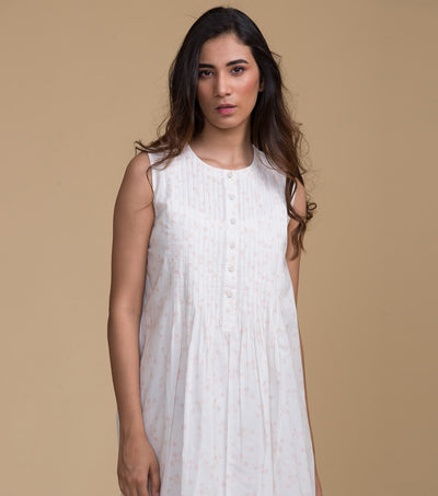Off-White floral cotton dress