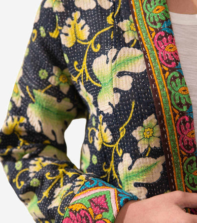 Vintage Cotton Kantha Jacket