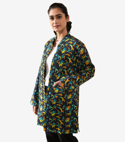 Vintage Cotton Kantha Jacket