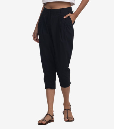 Black Cotton Pant