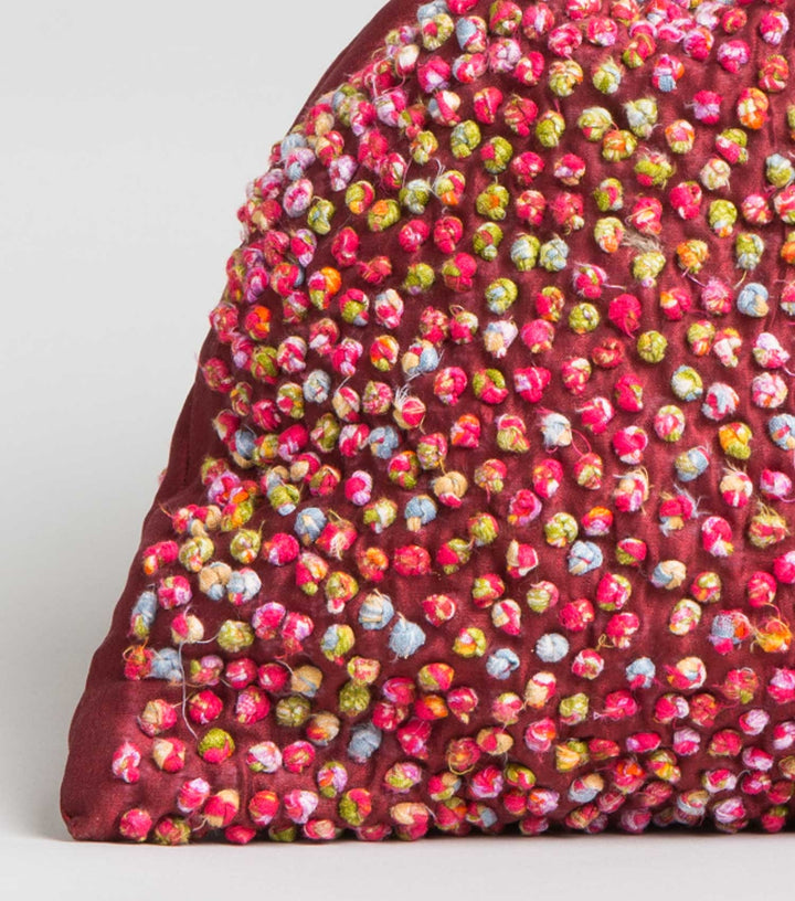 Silk french knot potli