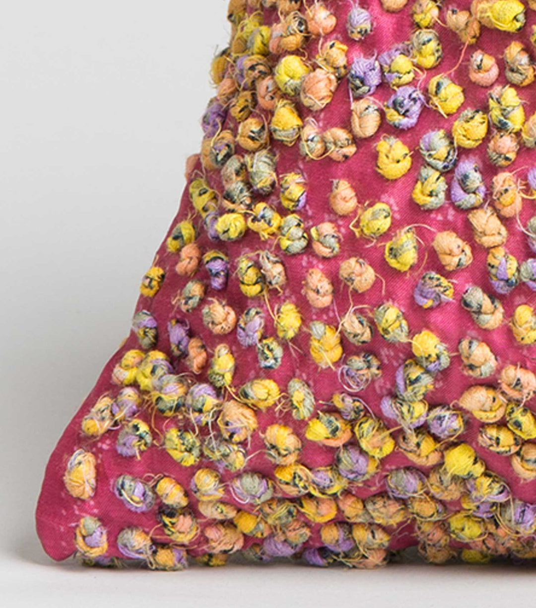 Silk french knot potli
