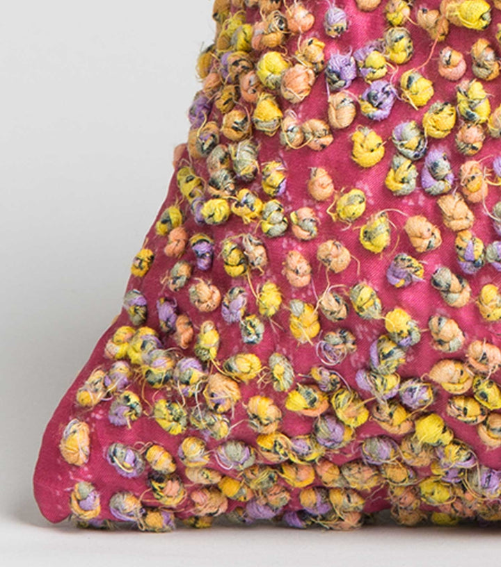 Silk french knot potli