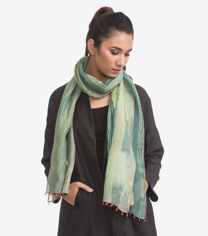 Cotton silk Scarf