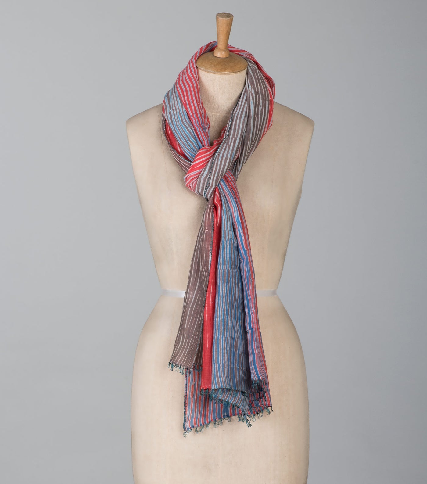 Shibori Chanderi Scarf