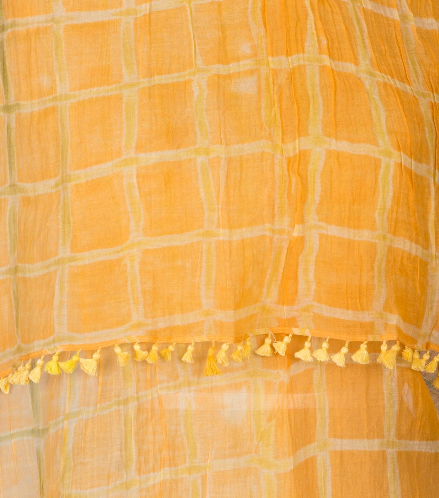Shibori Chanderi Scarf