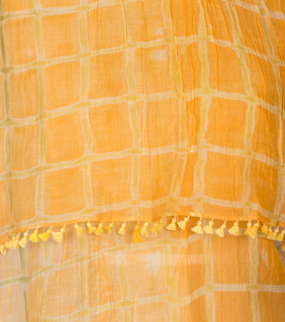 Shibori Chanderi Scarf