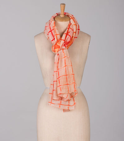 Shibori chanderi Scarf