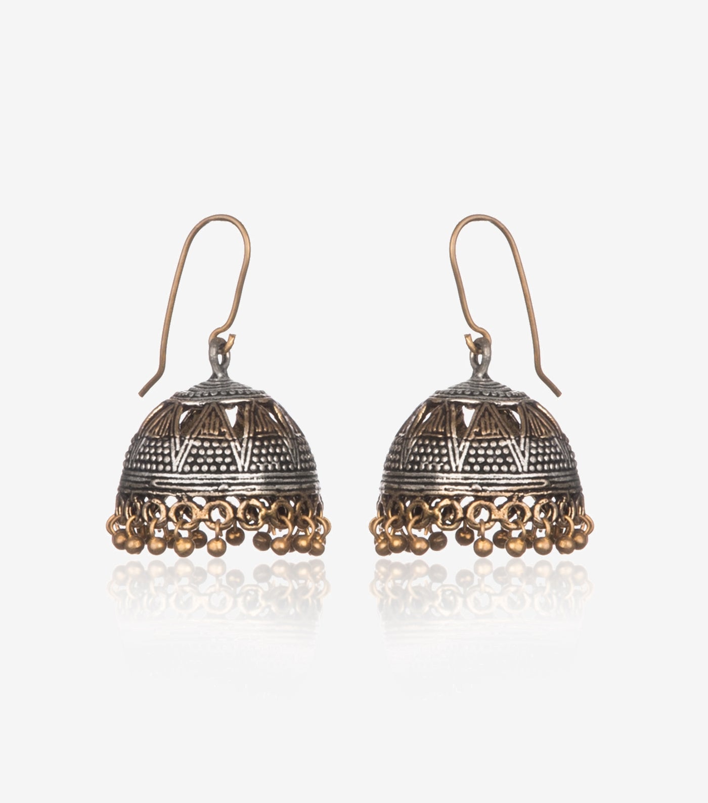 Tribal dual colour earrings